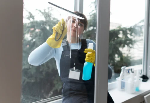 Nettoyage de vitres intérieures et extérieures à la Valla-en-Gier